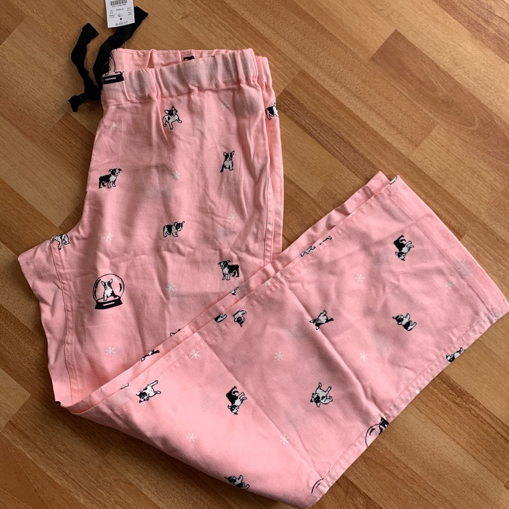 J Crew French bulldog PJ pants